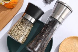 manual stainless steel pepper grinder